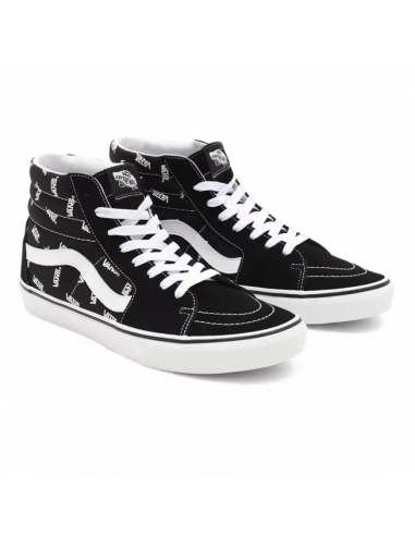 Vans SK8-Hi Shoes Black/True White Monogram - VN0A32QGQW7