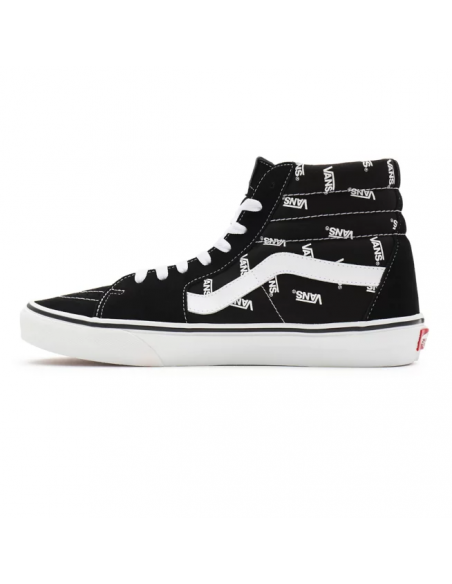 Vans SK8-Hi Shoes Black/True White Monogram - VN0A32QGQW7