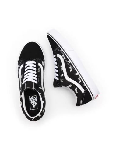 Vans Old Skool Shoes Black/True White Monogram - VN0A3WKTQW7 Vans Old Skool Shoes Black/True White Monogram - VN0A3WKTQW7