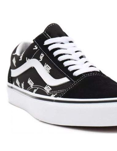 Vans Old Skool Shoes Black/True White Monogram - VN0A3WKTQW7 Vans Old Skool Shoes Black/True White Monogram - VN0A3WKTQW7