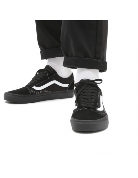 Vans Suede/Canvas Old Skool Shoes Black - VN0A3WKT5WU