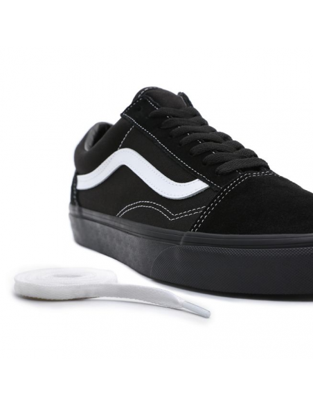 Vans Suede/Canvas Old Skool Shoes Black - VN0A3WKT5WU
