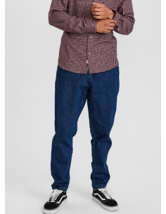 Anerkjendt Akjan Denim Chino Pant in Medium Blue Denim - 900268 2