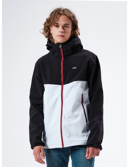 Emerson Ανδρικό Μπουφάν BD ICE WHITE/BLACK - 212.EM11.12