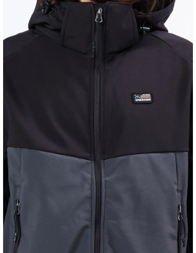 Emerson Ανδρικό Μπουφάν DARK GREY/BLACK - 212.EM11.12 Emerson Ανδρικό Μπουφάν DARK GREY/BLACK - 212.EM11.12