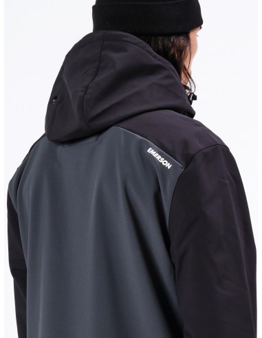 Emerson Ανδρικό Μπουφάν DARK GREY/BLACK - 212.EM11.12 Emerson Ανδρικό Μπουφάν DARK GREY/BLACK - 212.EM11.12