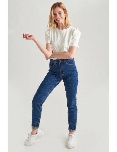 Γυναικείο Mom Jeans -WET FLOOR High Waist  24COLOURS- 80236