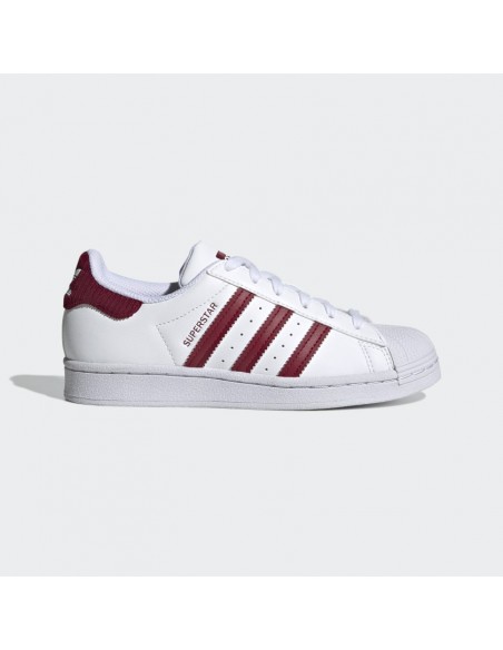 Adidas Originals Superstar White/Burgundy (GY3333)