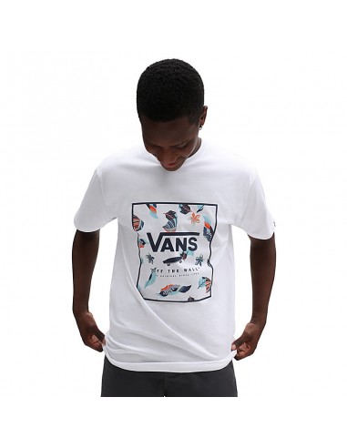 Vans Classic Print Box T-shirt White - VN0A5E7YYUN