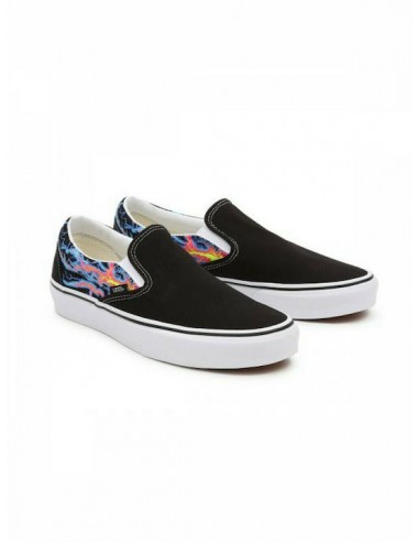Vans Electric Flame Classic Slip-On Black - VN000XG8B03