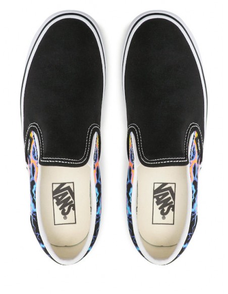 Vans Electric Flame Classic Slip-On Black - VN000XG8B03