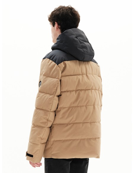 Emerson Ανδρικό Μπουφάν BEIGE/EBONY - 222.EM10.15