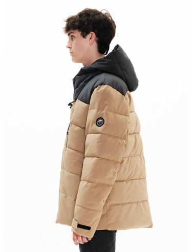 Emerson Ανδρικό Μπουφάν BEIGE/EBONY - 222.EM10.15