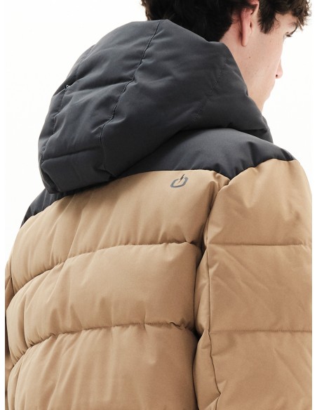 Emerson Ανδρικό Μπουφάν BEIGE/EBONY - 222.EM10.15