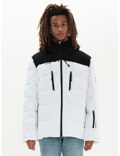 Emerson Ανδρικό Μπουφάν WHITE/BLACK - 222.EM10.15