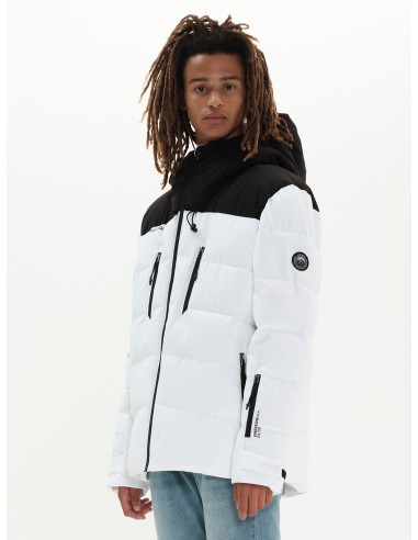 Emerson Ανδρικό Μπουφάν WHITE/BLACK - 222.EM10.15 Emerson Ανδρικό Μπουφάν WHITE/BLACK - 222.EM10.15