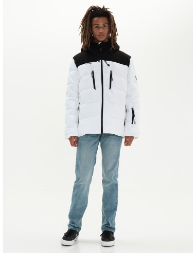 Emerson Ανδρικό Μπουφάν WHITE/BLACK - 222.EM10.15 Emerson Ανδρικό Μπουφάν WHITE/BLACK - 222.EM10.15