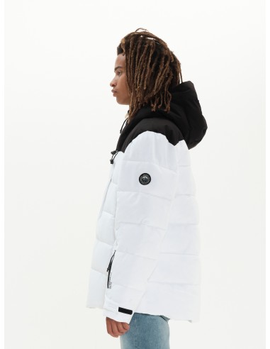 Emerson Ανδρικό Μπουφάν WHITE/BLACK - 222.EM10.15 Emerson Ανδρικό Μπουφάν WHITE/BLACK - 222.EM10.15