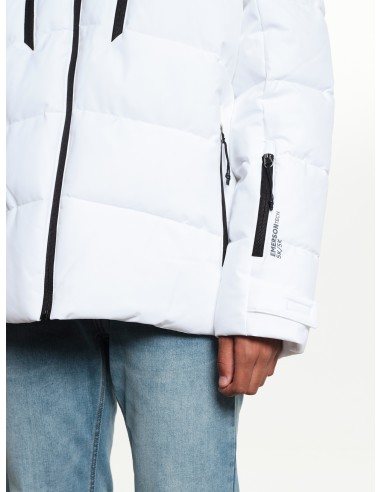 Emerson Ανδρικό Μπουφάν WHITE/BLACK - 222.EM10.15 Emerson Ανδρικό Μπουφάν WHITE/BLACK - 222.EM10.15