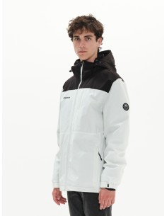 Emerson Ανδρικό Μπουφάν ICE WHITE/BLACK - 222.EM10.26 2