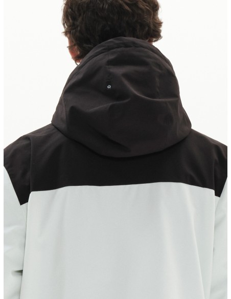 Emerson Ανδρικό Μπουφάν ICE WHITE/BLACK - 222.EM10.26