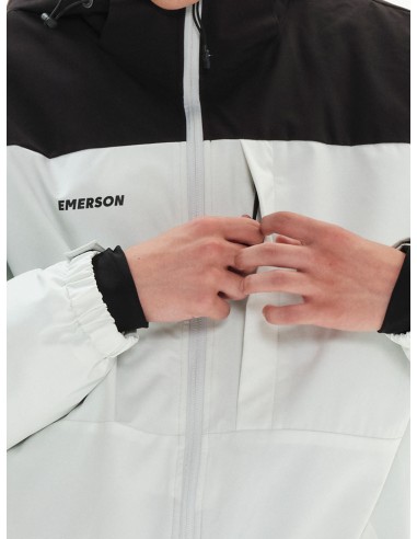 Emerson Ανδρικό Μπουφάν ICE WHITE/BLACK - 222.EM10.26