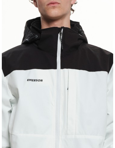 Emerson Ανδρικό Μπουφάν ICE WHITE/BLACK - 222.EM10.26