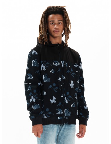 Emerson Ανδρικό Μπουφάν PR306 OFF BLACK/BLACK - 222.EM10.50 Emerson Ανδρικό Μπουφάν PR306 OFF BLACK/BLACK - 222.EM10.50