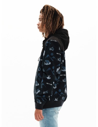 Emerson Ανδρικό Μπουφάν PR306 OFF BLACK/BLACK - 222.EM10.50 Emerson Ανδρικό Μπουφάν PR306 OFF BLACK/BLACK - 222.EM10.50