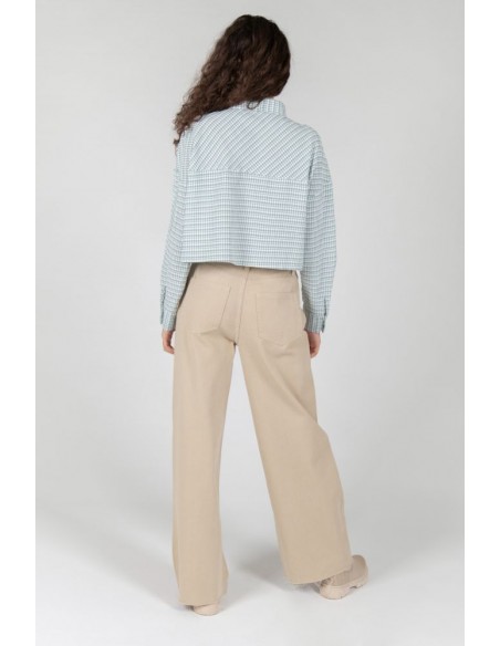 24 Colours Denim Pants in Beige - 80302