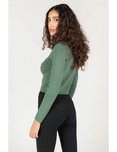 24 Colours Pullover in Green - 40907a