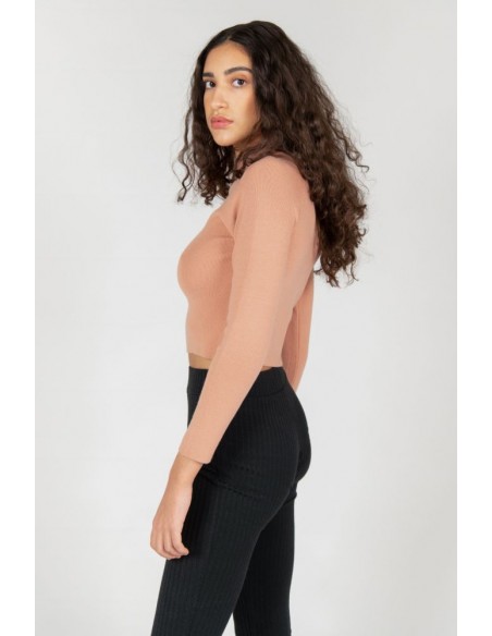 24 Colours Pullover in Rose - 40907c