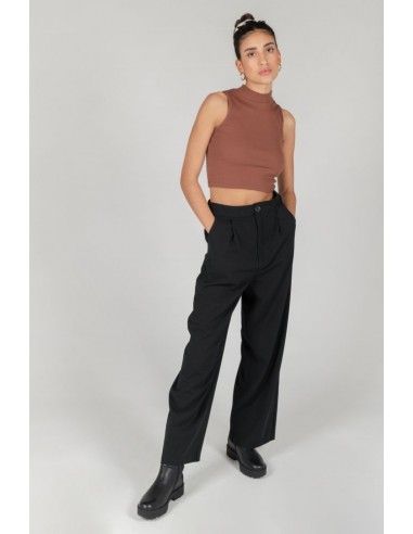 24 Colours Track Pants in Black - 60642a