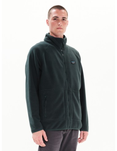 Emerson Ανδρική Ζακέτα Fleece με Φερμουάρ Κυπαρισσί (222.EM29.109)
