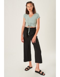 24COLOURS Black Pants - 60637a