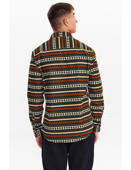 Anerkjendt Aklouis Corduroy AOP in Cinnamoln Stick - 900868-cin