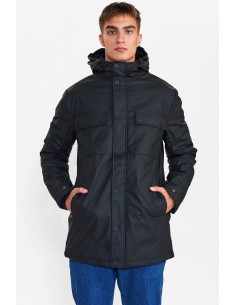 Anerkjendt Akthomas Padded Raincoat in Caviar