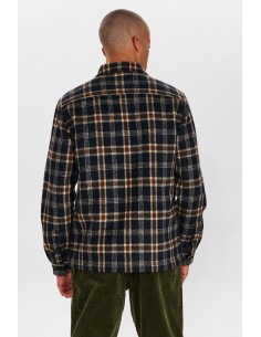 Anerkjendt Aklion Boiled Wool Overshirt in Incense 2