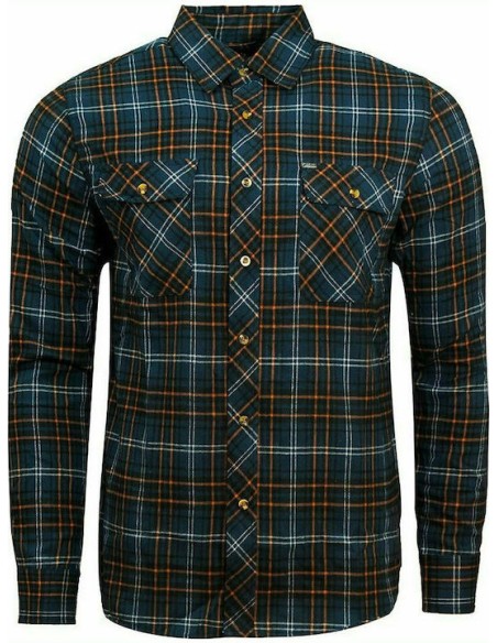 Emerson Ανδρικό Πουκάμισο EM11 Navy/Brick (20-212.em60.80)