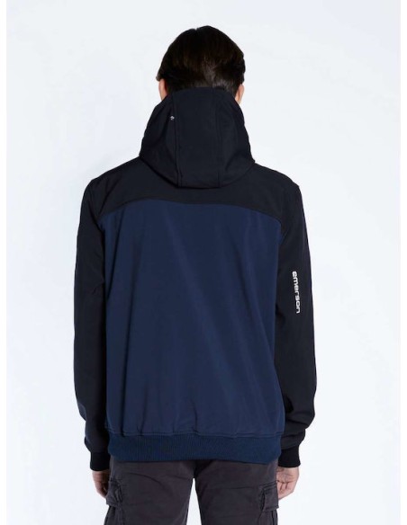 Emerson Ανδρικό Μπουφάν NAVY BLUE/BLACK - 222.EM11.50
