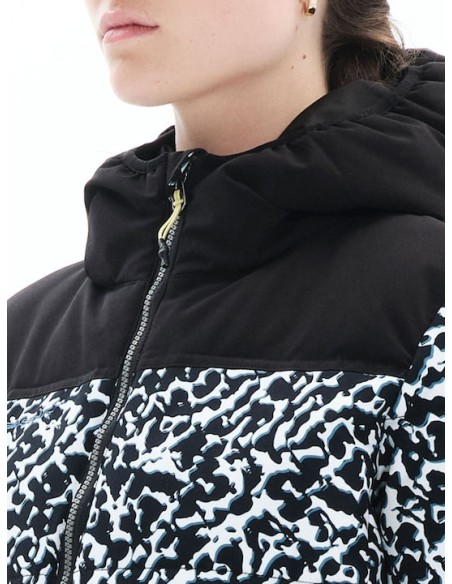 BASEHIT ΓΥΝΑΙΚΕΙΟ ΜΠΟΥΦΑΝ BOMBER ΛΕΥΚΟ/ΜΑΥΡΟ - 222.BW10.80