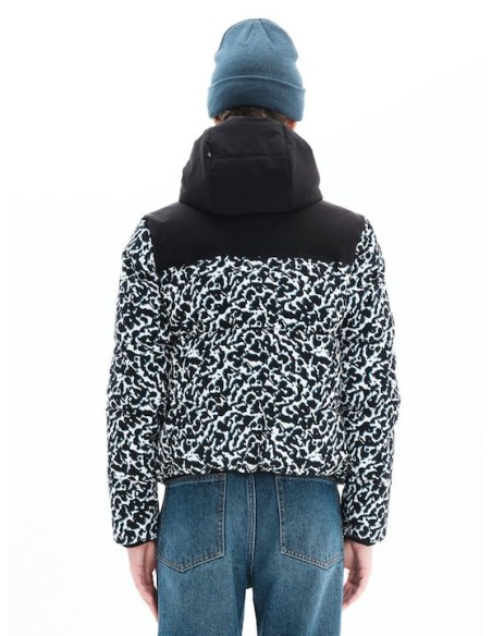 BASEHIT ΓΥΝΑΙΚΕΙΟ ΜΠΟΥΦΑΝ BOMBER ΛΕΥΚΟ/ΜΑΥΡΟ - 222.BW10.80