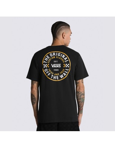 Vans Checker Circle T-shirt Black - VN00003ABLK