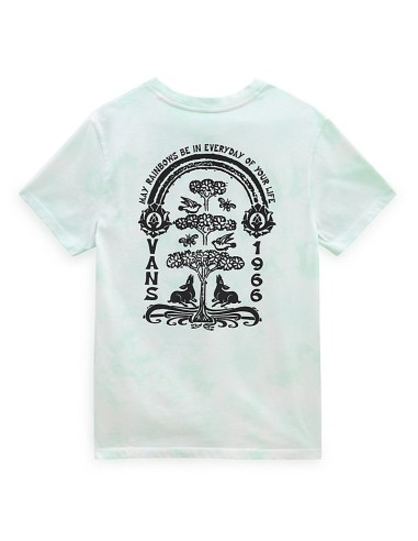 Vans Everyday Rainbow Wash Boyfriend T-shirt White - VN0003SCBQC Vans Everyday Rainbow Wash Boyfriend T-shirt White - VN0003SCBQC