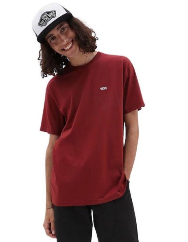 Vans Small Logo T-shirt in Red - VN0A3CZEBWD