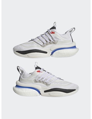 Adidas Alphaboost V1 Sustainable Boost in Cloud White / Blue Fusion - HP2757 Adidas Alphaboost V1 Sustainable Boost in Cloud White / Blue Fusion - HP2757