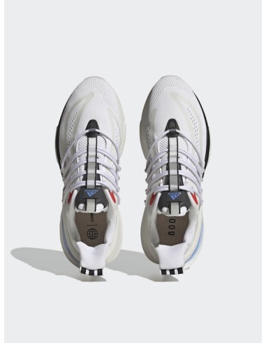 Adidas Alphaboost V1 Sustainable Boost in Cloud White / Blue Fusion - HP2757 Adidas Alphaboost V1 Sustainable Boost in Cloud White / Blue Fusion - HP2757