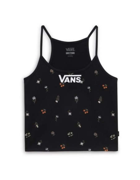 Vans Micro Ditsy Halter T-shirt Black - VN0003M6BLK