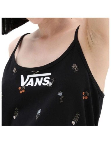 Vans Micro Ditsy Halter T-shirt Black... Vans Micro Ditsy Halter T-shirt Black...