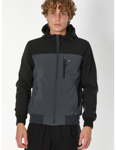Emerson Ανδρικό Μπουφάν D.GREY/BLACK - 222.EM11.50